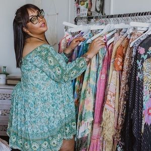 Spell and the gypsy collective folk song tunic dress xxl 💚